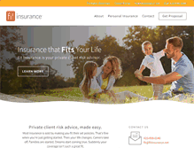 Tablet Screenshot of fitinsurance.net